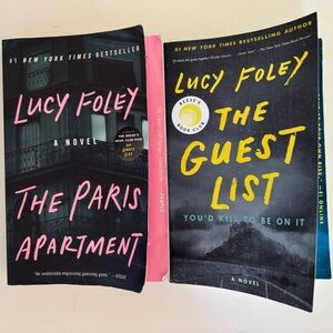 Book Set (2): NYT Bestseller The Paris Apartment & The Guest List By Lucy Foley